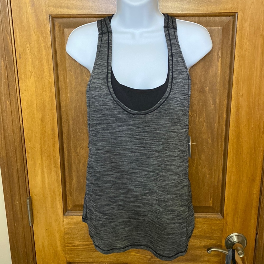Lululemon athletic tank with attached bra